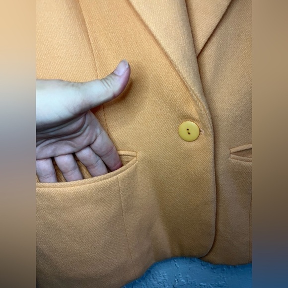 Adolfo International 100% Wool Vintage Blazer Size 8 - Picture 4 of 11